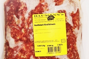 Hackfleisch Rind/Schwein 500 g