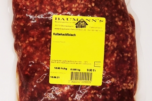 Kalbshackfleisch 