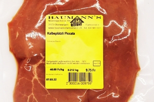 Kalbsplätzli Piccata