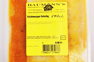 Kürbissuppe fixfertig