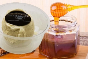 Rahmglace Honig