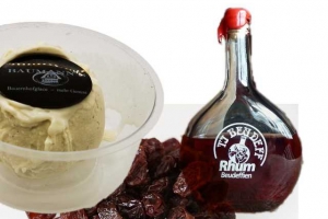 Rahmglace Rum-Truffes