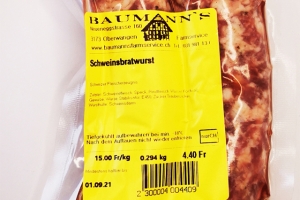 Schweinsbratwurst