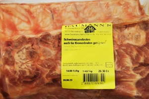 Schweinscarrebraten mit Strähl 600 g